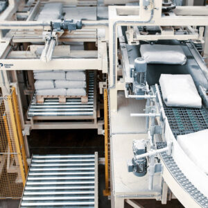 Conventional palletizers